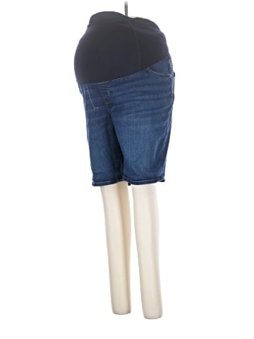 Isabel Maternity Denim Shorts (view 1)