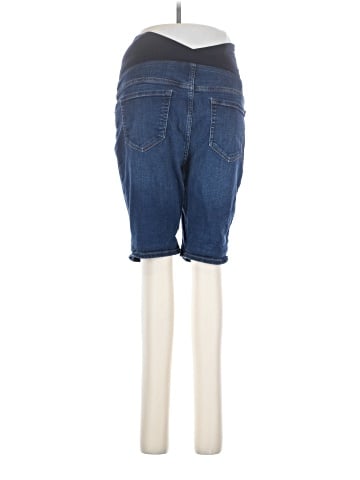 Isabel Maternity Denim Shorts (view 2)