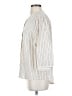 Sanctuary Stripes Ivory 3/4 Sleeve Button-Down Shirt Size XS - photo 5
