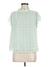 THML Green Short Sleeve Blouse Size M - photo 1
