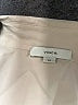 Vince. 100% Cotton Solid Ivory Long Sleeve Button-Down Shirt Size S - photo 7