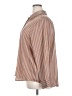 Maurices 100% Polyester Stripes Brown Long Sleeve Blouse Size 2X - photo 5