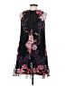 ECI 100% Polyester Floral Black Cocktail Dress Size S - photo 2