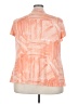 Lane Bryant Orange Short Sleeve Blouse Size 22 - 24 Plus - photo 2
