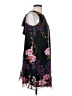 ECI 100% Polyester Floral Black Cocktail Dress Size S - photo 4