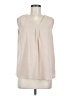 Shein 100% Polyester Tan Sleeveless Blouse Size 8 - 10 - photo 1