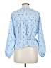 Unbranded 100% Polyester Blue Long Sleeve Blouse Size M - photo 2