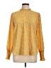 Carolina Belle 100% Polyester Yellow Long Sleeve Blouse Size L - photo 1