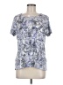 Croft & Barrow Gray Short Sleeve Top Size M - photo 1