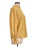 Carolina Belle 100% Polyester Yellow Long Sleeve Blouse Size L - photo 4