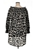 Shein Animal Print Gray Cardigan Size XL - photo 2