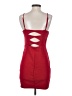 City Triangles Solid Red Cocktail Dress Size 3 - photo 2