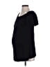 Isabella Oliver Black Short Sleeve Top Size 6 Maternity (2) - photo 1
