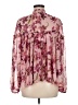 Cinq à Sept 100% Polyester Pink 3/4 Sleeve Blouse Size M - photo 2