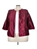 DressBarn 100% Polyester Burgundy Jacket Size 18 - photo 1