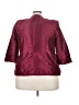 DressBarn 100% Polyester Burgundy Jacket Size 18 - photo 2