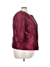 DressBarn 100% Polyester Burgundy Jacket Size 18 - photo 4