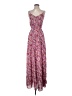 Aqua 100% Polyester Floral Pink Casual Dress Size XS - photo 1