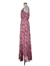 Aqua 100% Polyester Floral Pink Casual Dress Size XS - photo 5