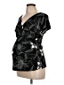 Assorted Brands Black Short Sleeve Top Size Lg Maternity - photo 1