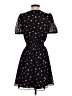 Madewell 100% Polyester Hearts Floral Black Casual Dress Size XXS - photo 2