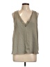 Studio B by BOBEAU 100% Polyester Gray Sleeveless Blouse Size L - photo 1