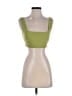 showpo Green Tank Top Size 4 - photo 1