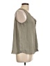 Studio B by BOBEAU 100% Polyester Gray Sleeveless Blouse Size L - photo 4