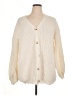 Boohoo 100% Polyester Ivory Cardigan Size 16 - 18 - photo 1