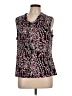 Kasper Black Sleeveless Blouse Size L - photo 1