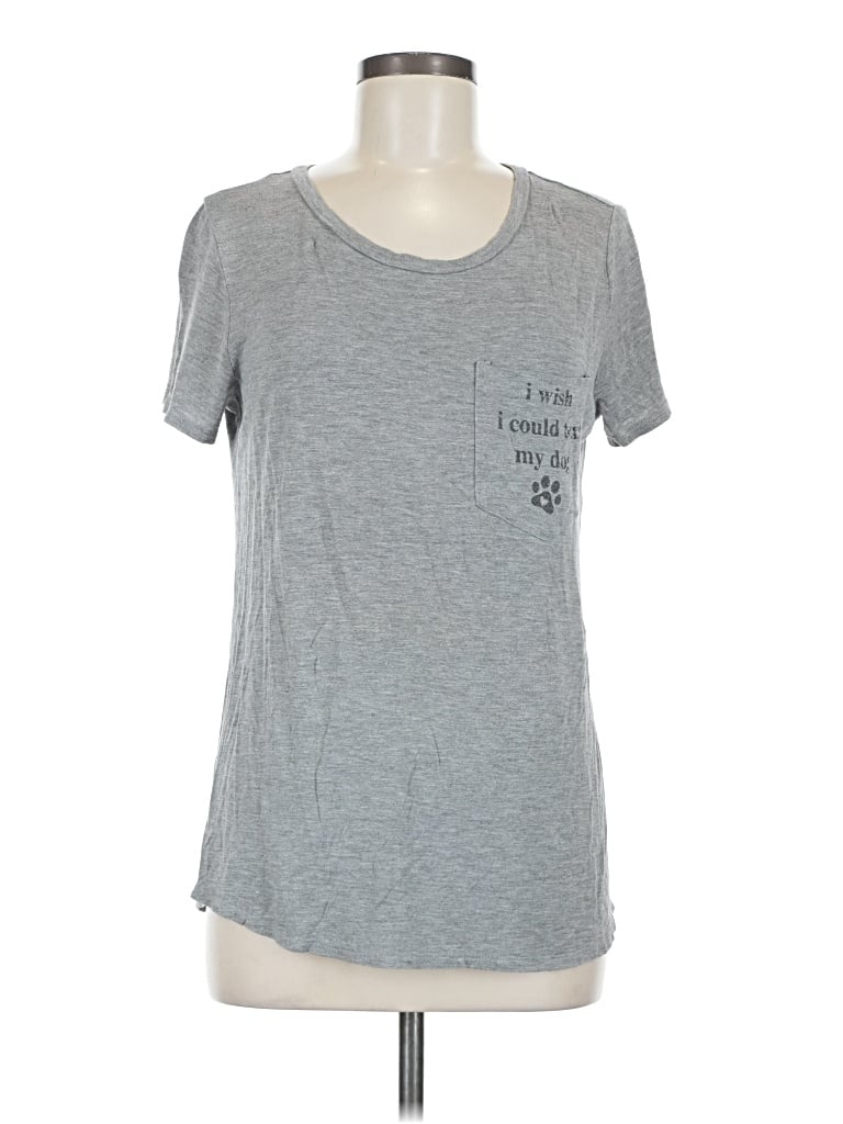Pre-owned Crescent Short Sleeve T-shirt In Gray