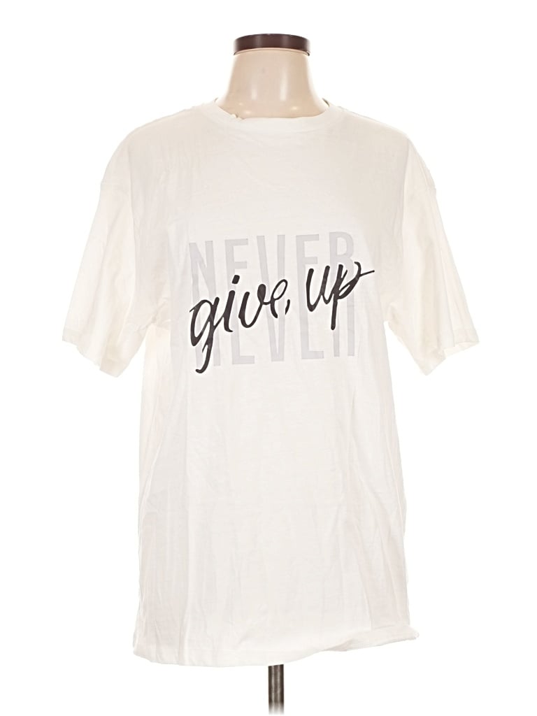 Pre-owned Assorted Brands Short Sleeve T-shirt In Ivory