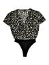 Shein Polka Dots Black Short Sleeve Blouse Size 6 - photo 1