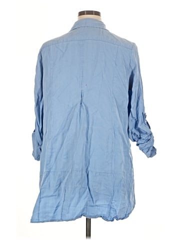 Soft Surroundings 3/4 Sleeve Button-Down Shirt (view 2)