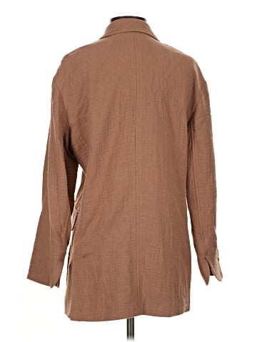 Madewell Cotton-Linen Relaxed Larsen Blazer (view 2)