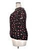 No Boundaries 100% Recycled Polyester Black Short Sleeve Blouse Size 3X - photo 5
