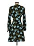 Sandro 100% Viscose Print Teal Casual Dress Size EU (FR) 36 / US 4 - photo 2
