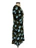 Sandro 100% Viscose Print Teal Casual Dress Size EU (FR) 36 / US 4 - photo 4