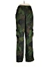 Elie Tahari 100% Polyester Camo Green Cargo Pants Size M - photo 2