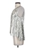 By Anthropologie 100% Polyester Metallic Silver Sleeveless Blouse Size XXS - photo 5
