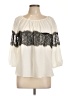 Unbranded 100% Polyester Ivory 3/4 Sleeve Blouse Size L - photo 1