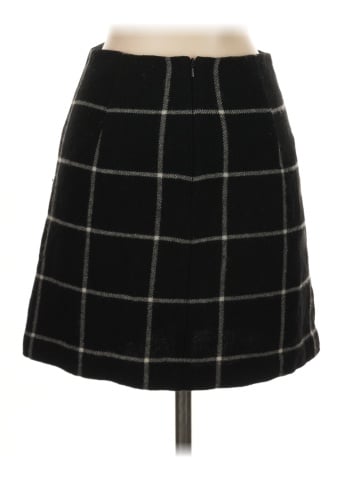 Madewell Museum Patch-Pocket Mini Skirt in Windowpane (view 2)