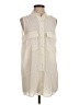 Equipment 100% Silk Ivory Sleeveless Silk Top Size XS - photo 1