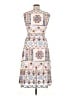 Ali & Jay 100% Polyester Print Ivory Casual Dress Size XL - photo 2