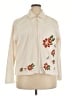 North Crest 100% Polyester Floral Ivory Jacket Size 18 - photo 1