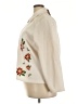 North Crest 100% Polyester Floral Ivory Jacket Size 18 - photo 5