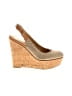 Nine West Tan Wedges Size 7 - photo 1