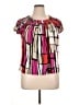 Style&Co Color Block Pink Short Sleeve Blouse Size XL (petite) - photo 1