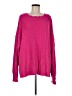 Glamorous Solid Pink Pullover Sweater Size M - photo 1