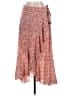 Max Studio 100% Polyester Paisley Red Casual Skirt Size S (estimated) - photo 1
